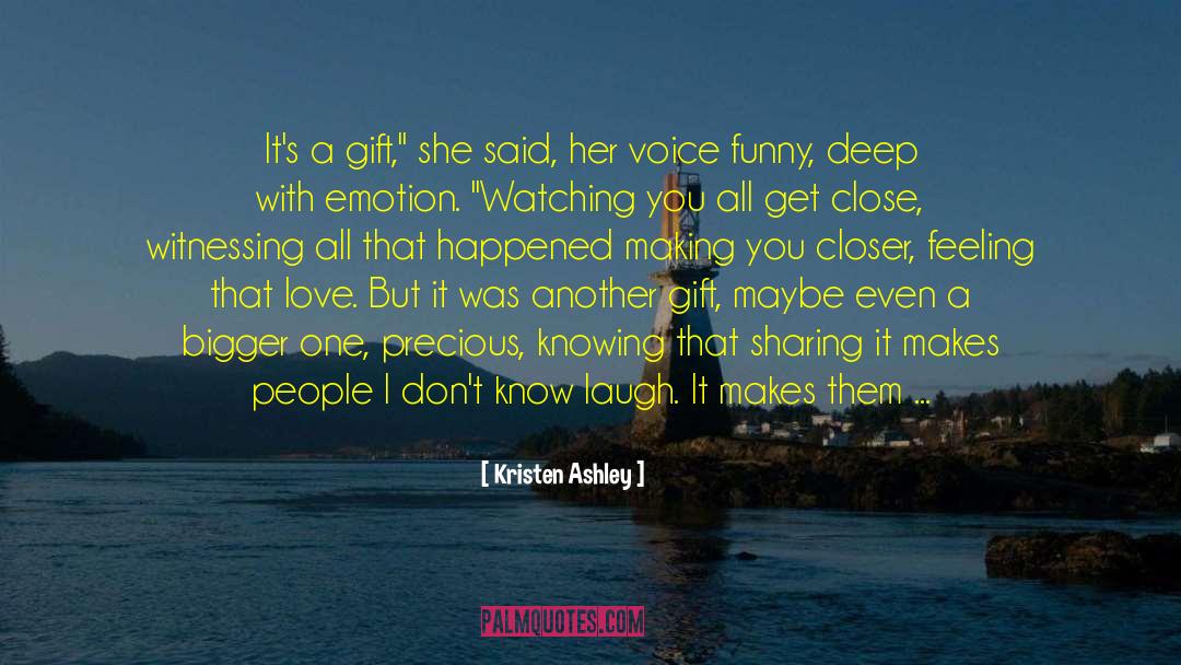 Funny Clever quotes by Kristen Ashley