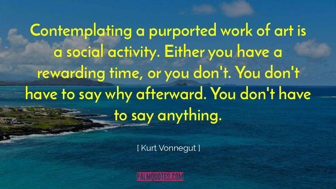 Funny Contemplating quotes by Kurt Vonnegut