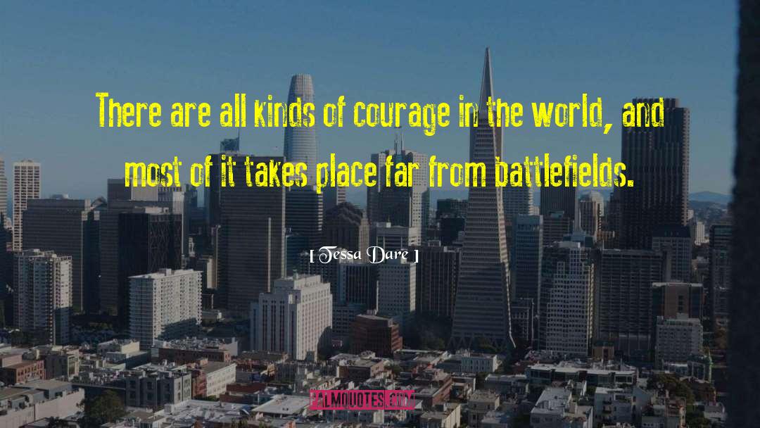 Funny Courage quotes by Tessa Dare