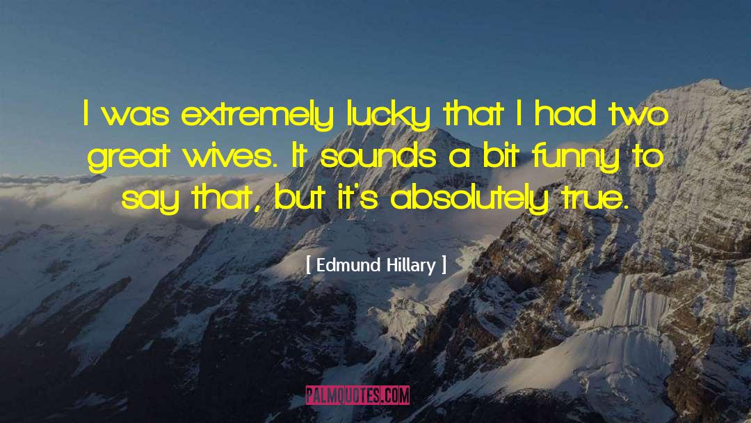 Funny Dad quotes by Edmund Hillary