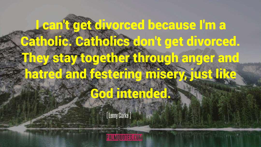 Funny Divorce quotes by Lenny Clarke