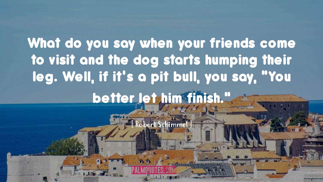 Funny Dog quotes by Robert Schimmel