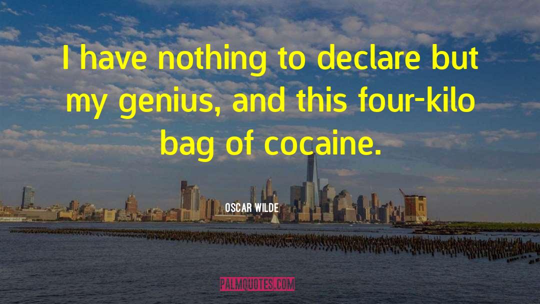 Funny Drug quotes by Oscar Wilde
