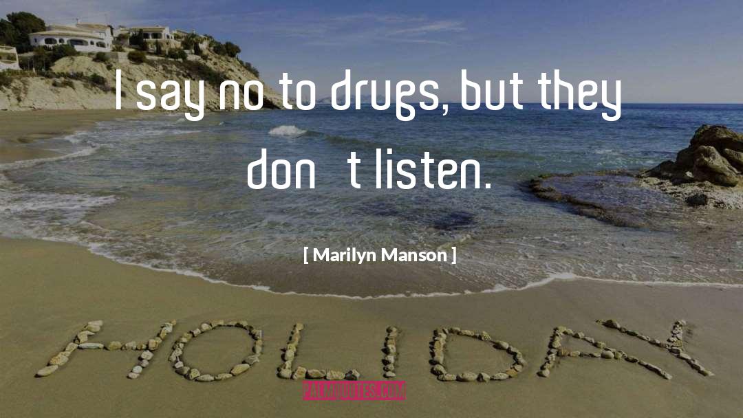 Funny Drug quotes by Marilyn Manson