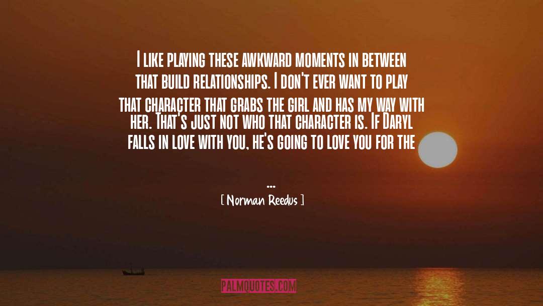 Funny Falling In Love quotes by Norman Reedus