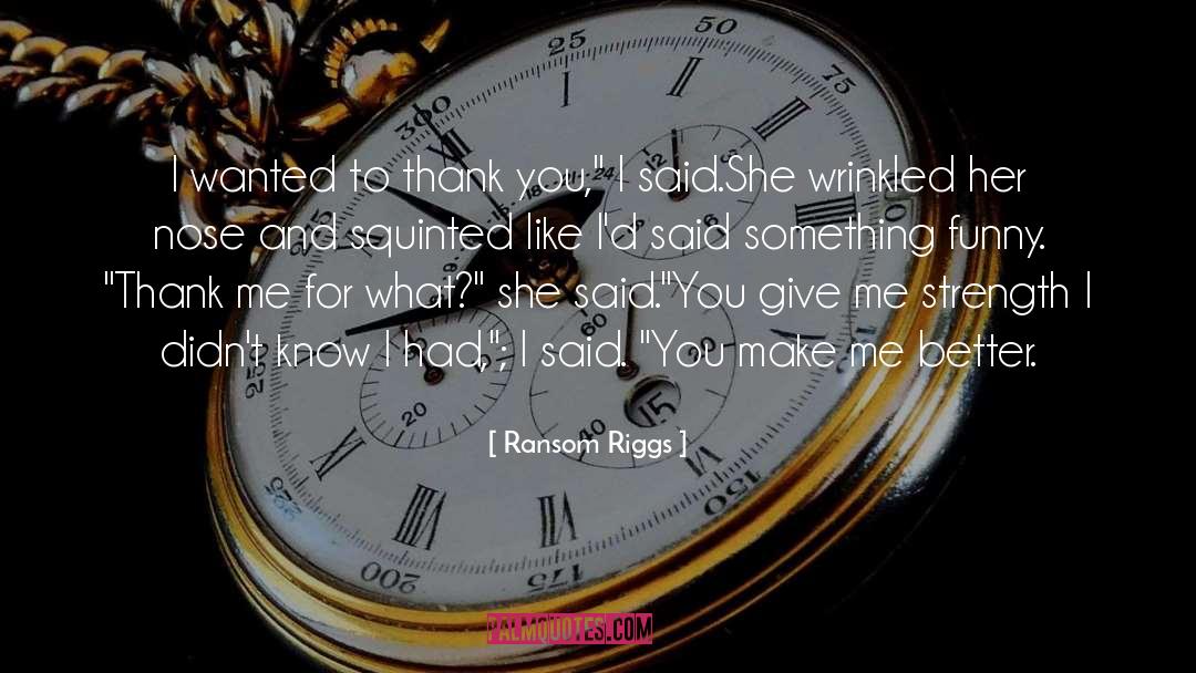 Funny Fantasy quotes by Ransom Riggs