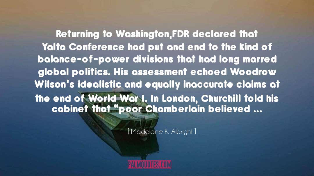 Funny Fdr quotes by Madeleine K. Albright