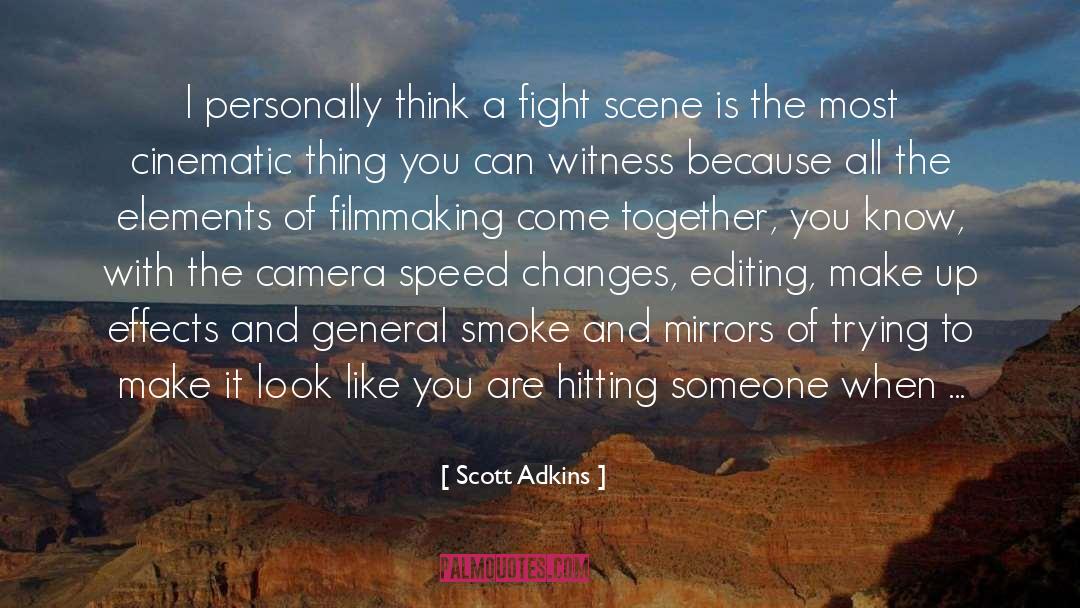 Funny Fight Scene quotes by Scott Adkins