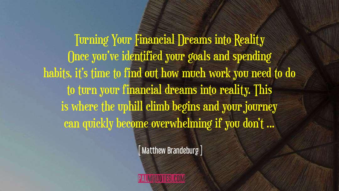 Funny Financial Planning quotes by Matthew Brandeburg