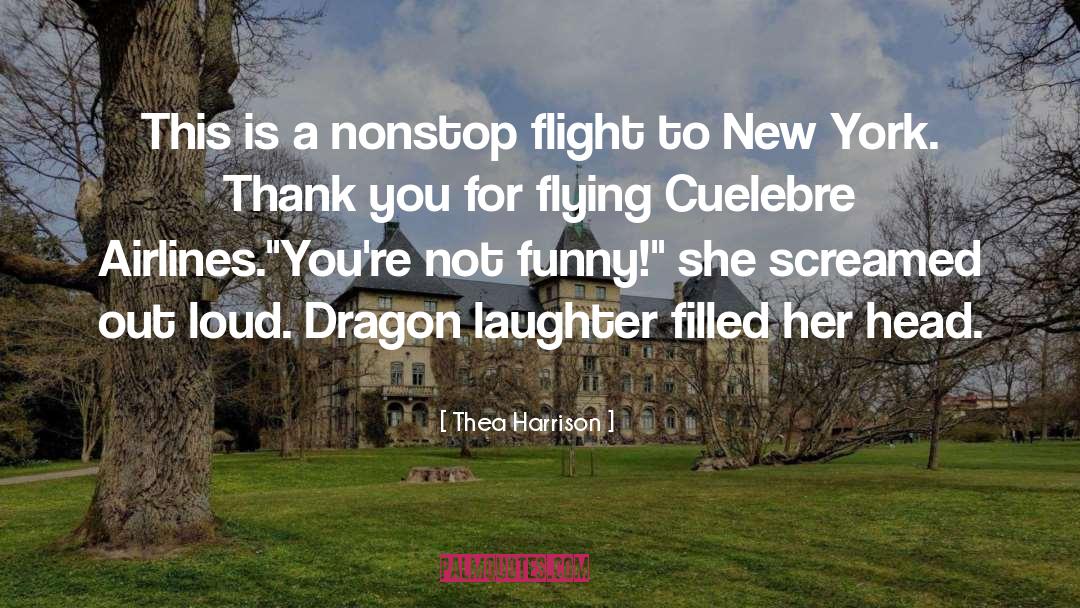 Funny Flight quotes by Thea Harrison