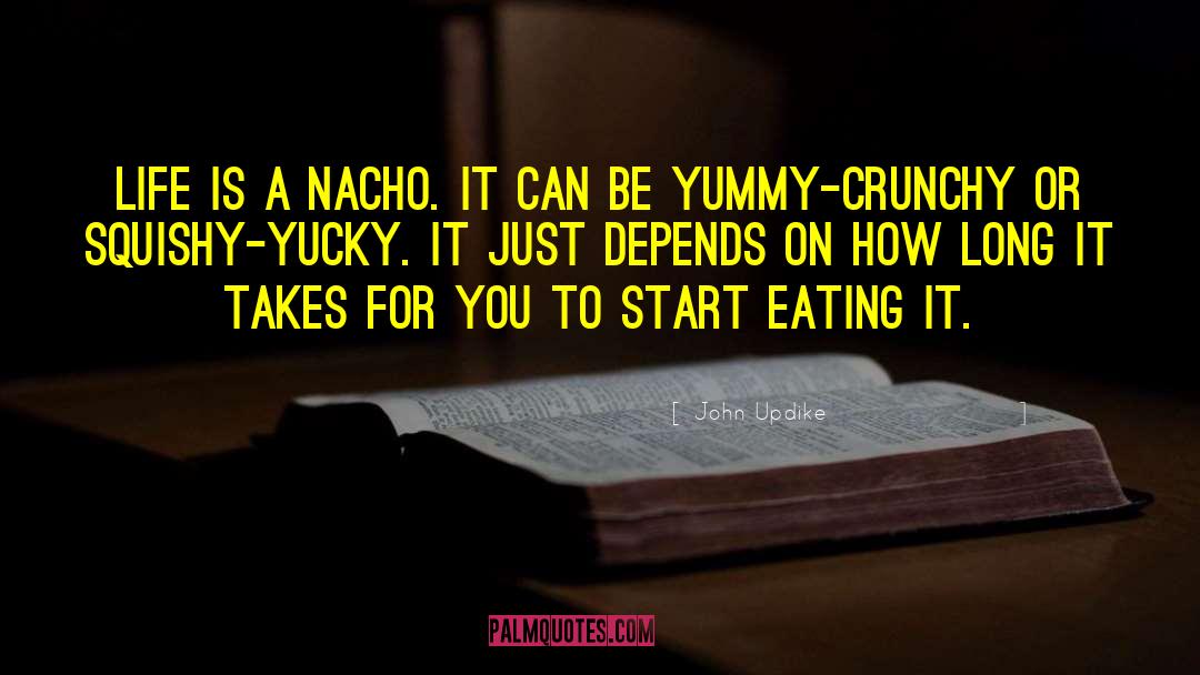 Funny Food quotes by John Updike