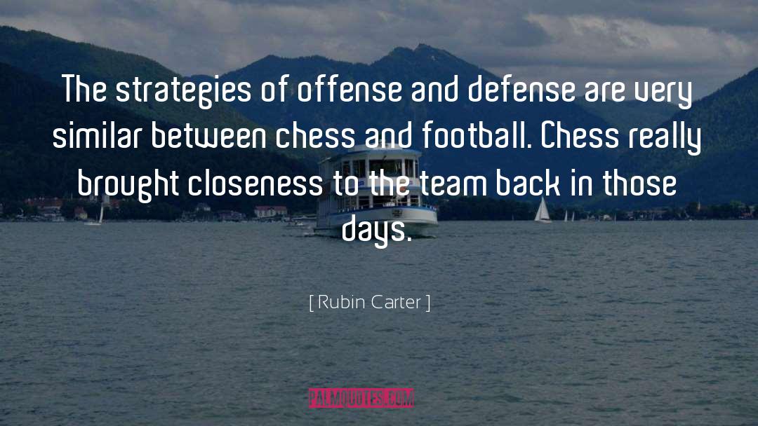 Funny Football Team quotes by Rubin Carter