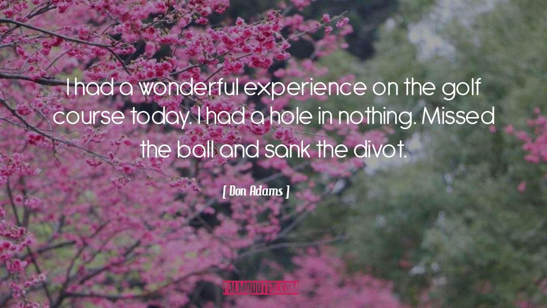 Funny Golf quotes by Don Adams