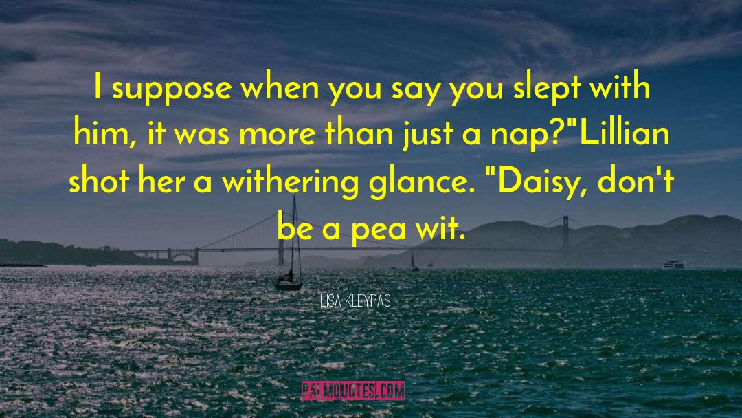 Funny Golfing quotes by Lisa Kleypas