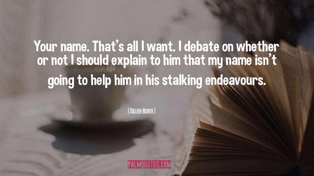 Funny Haha quotes by Colleen Hoover