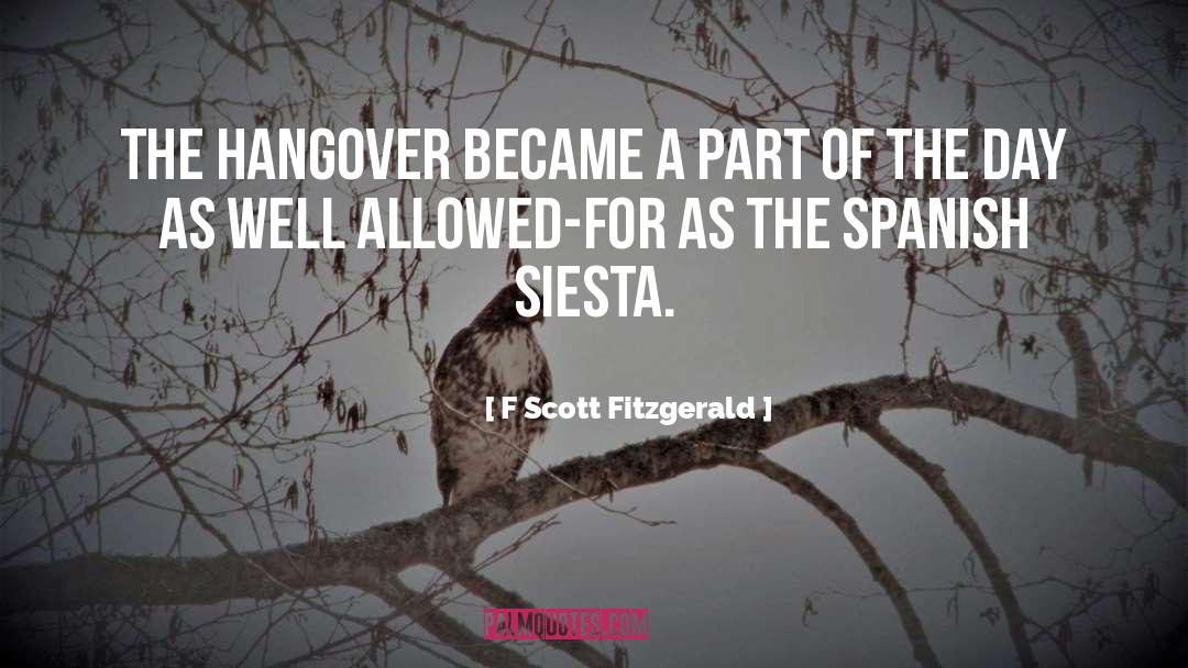 Funny Hangover Film quotes by F Scott Fitzgerald