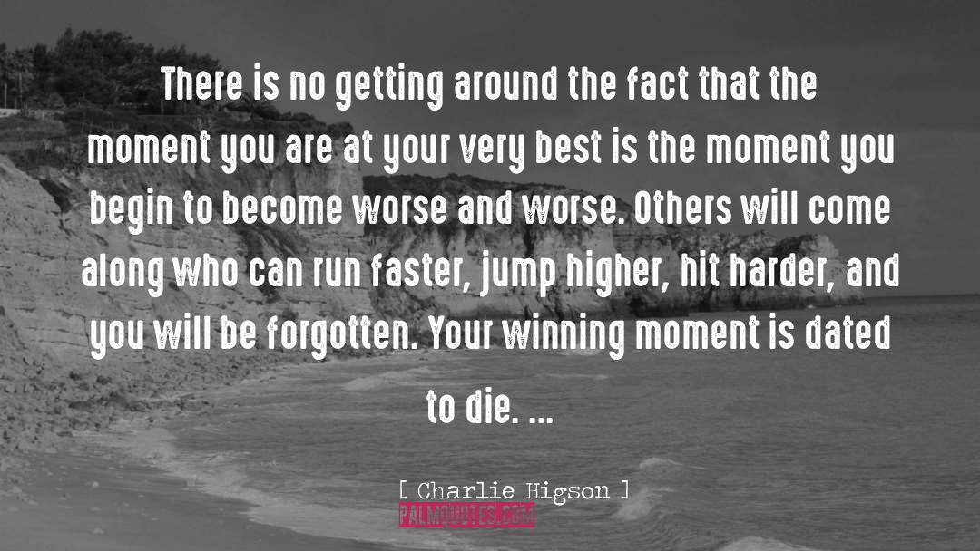Funny Inspirational Sports quotes by Charlie Higson