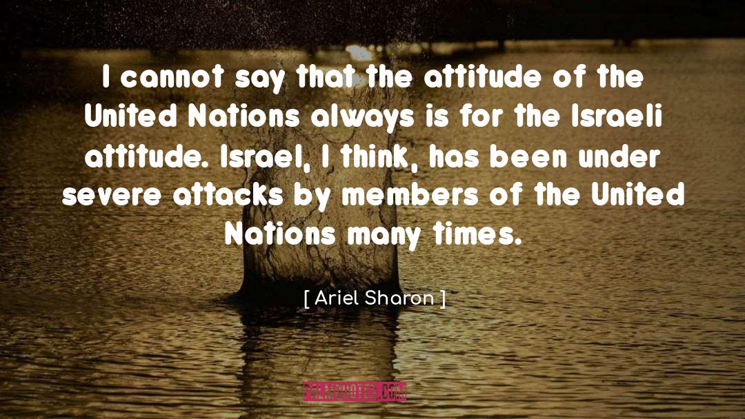 Funny Israeli quotes by Ariel Sharon