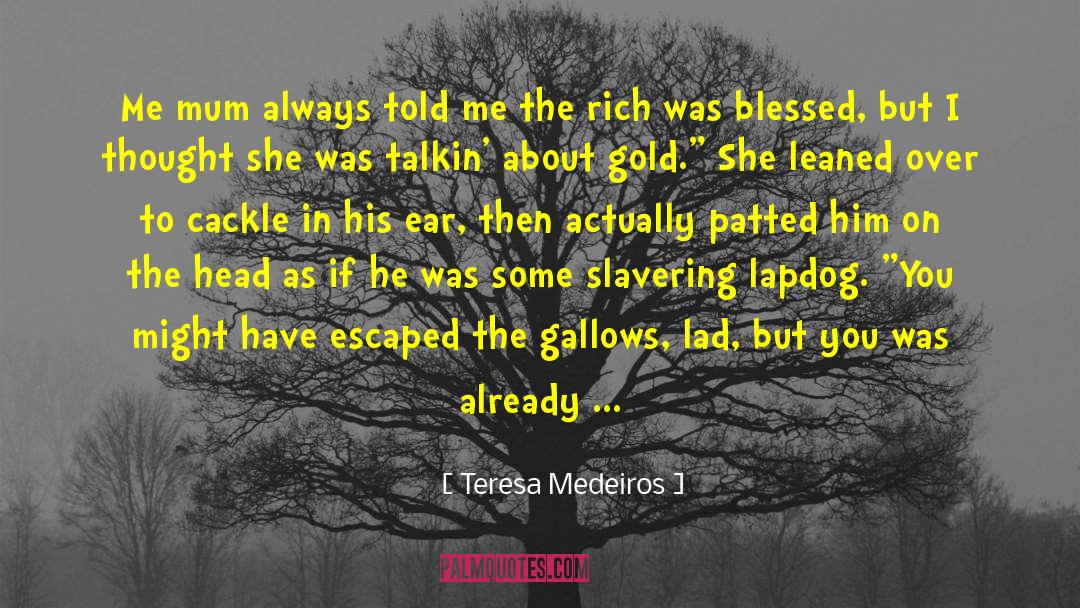 Funny Joke quotes by Teresa Medeiros