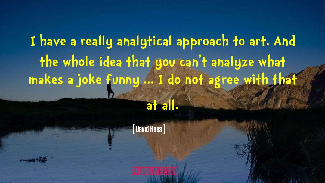 Funny Jokes quotes by David Rees