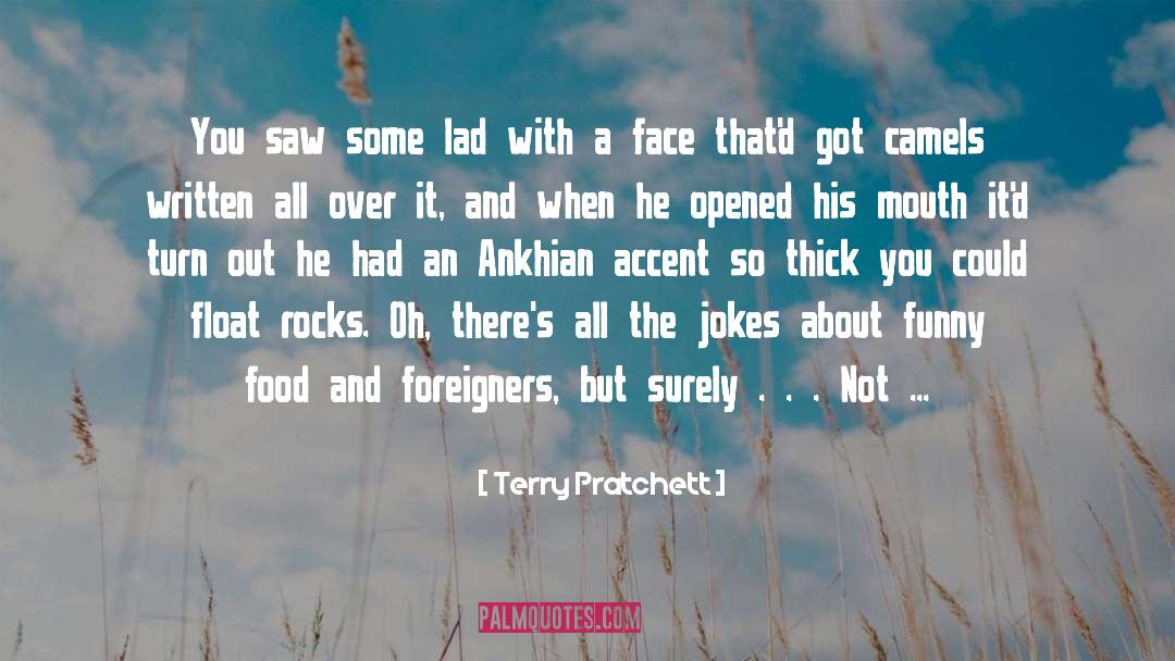 Funny Jokes quotes by Terry Pratchett