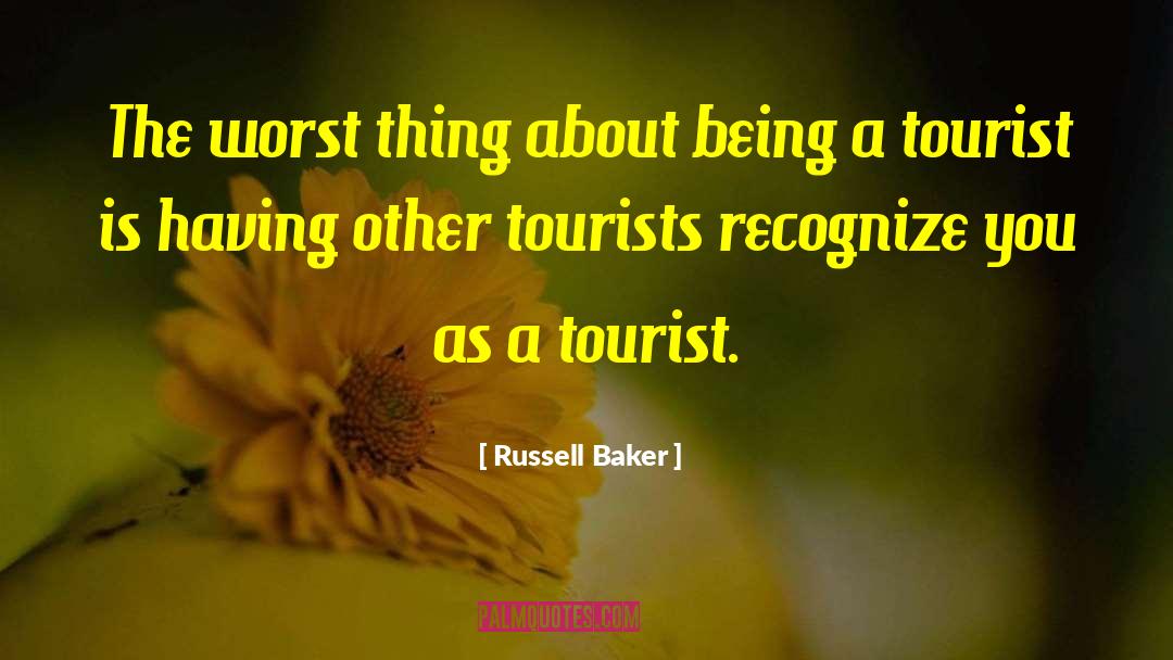 Funny Journey quotes by Russell Baker