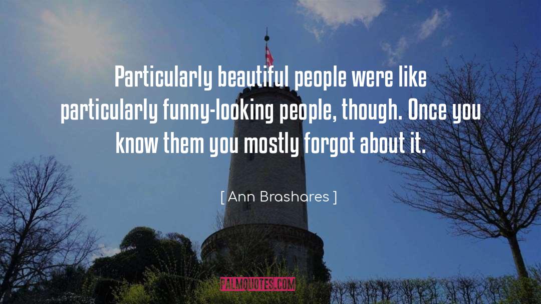 Funny Journey quotes by Ann Brashares