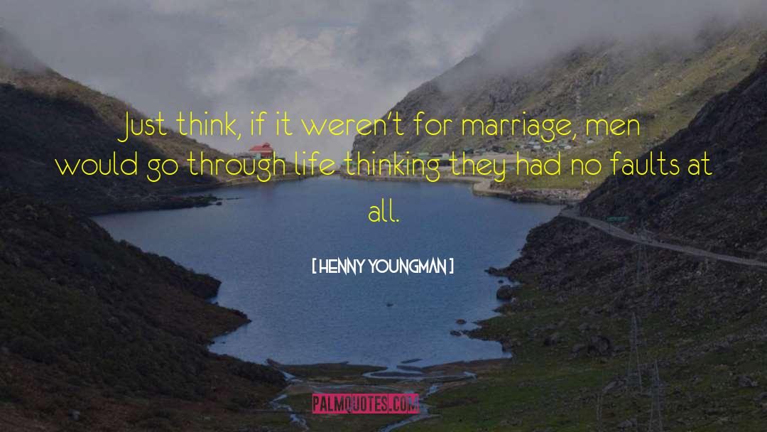 Funny Marriage Advice quotes by Henny Youngman