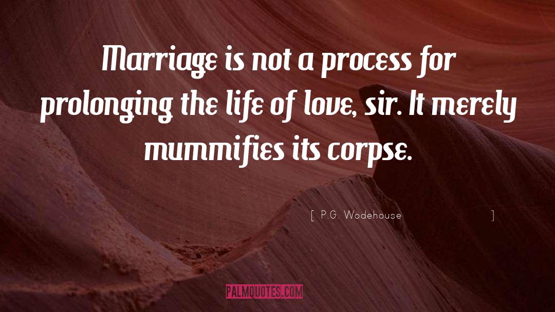 Funny Marriage quotes by P.G. Wodehouse