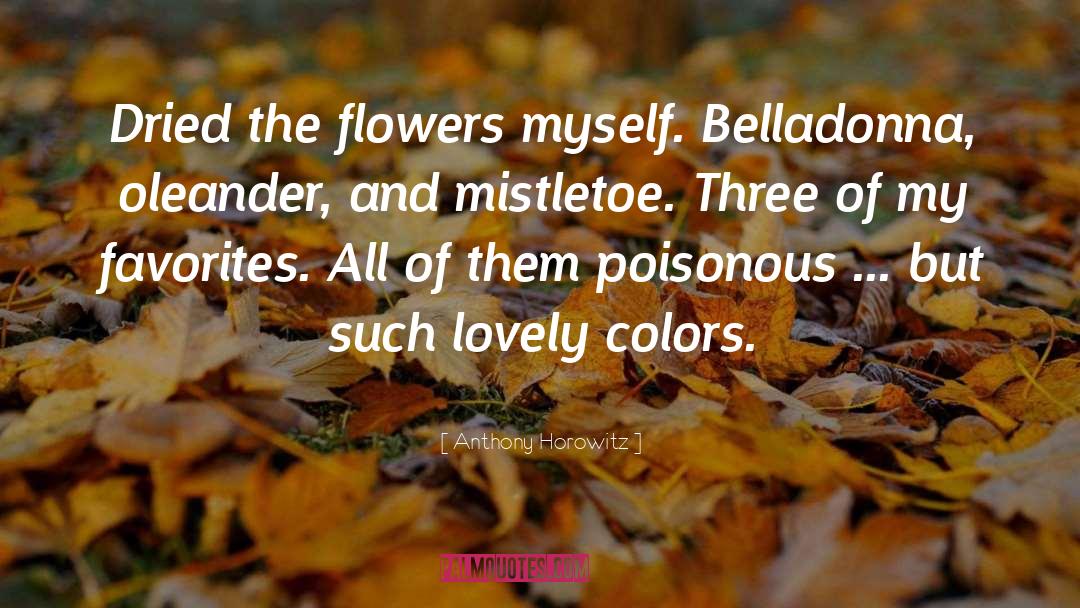 Funny Mistletoe quotes by Anthony Horowitz