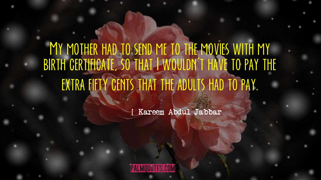 Funny Mother quotes by Kareem Abdul-Jabbar