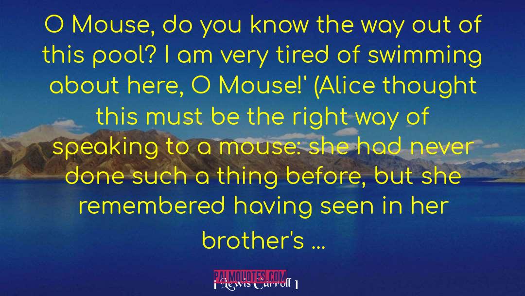 Funny Mouse Trap quotes by Lewis Carroll