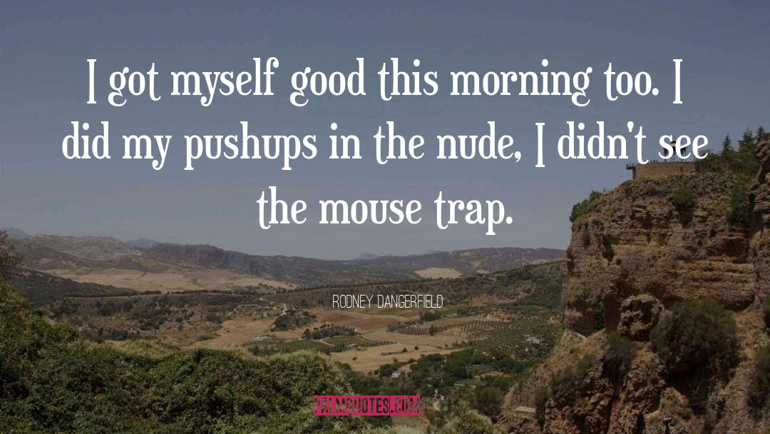 Funny Mouse Trap quotes by Rodney Dangerfield