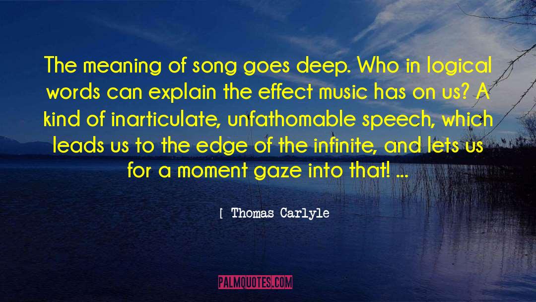 Funny Music quotes by Thomas Carlyle