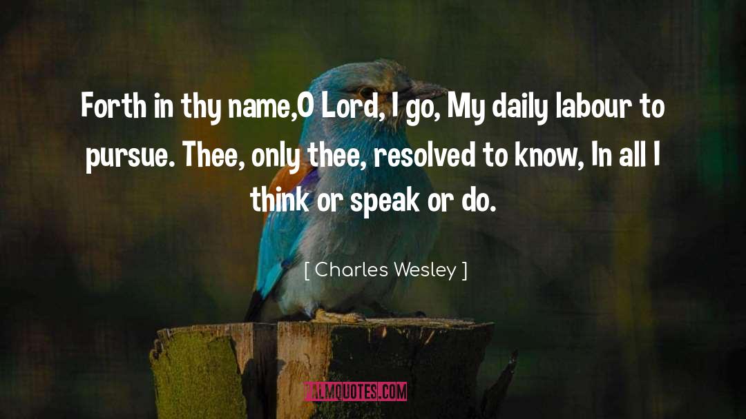 Funny Name quotes by Charles Wesley