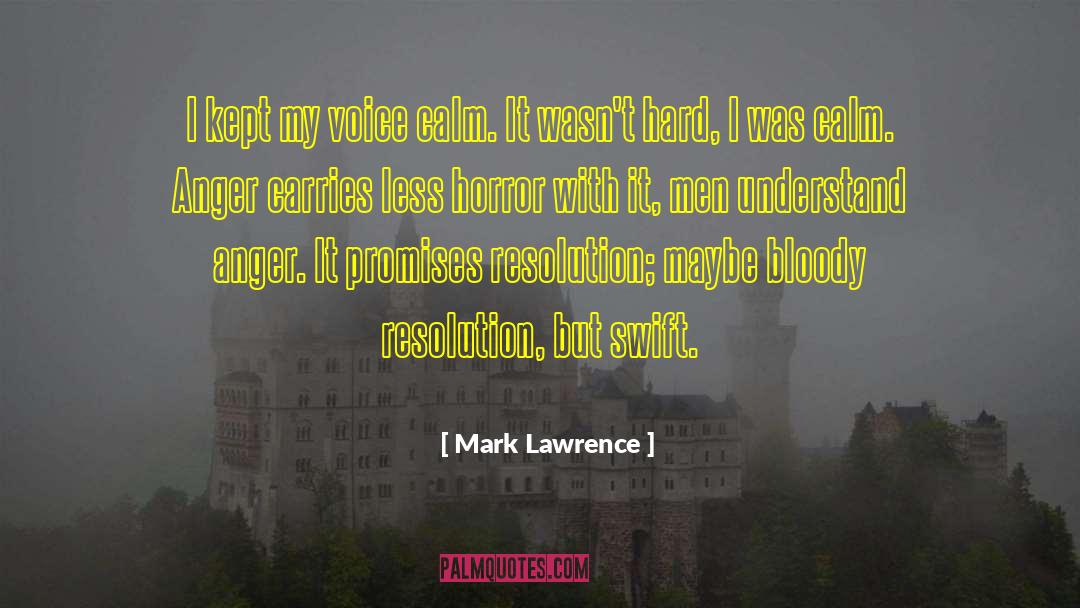 Funny New Resolution quotes by Mark Lawrence