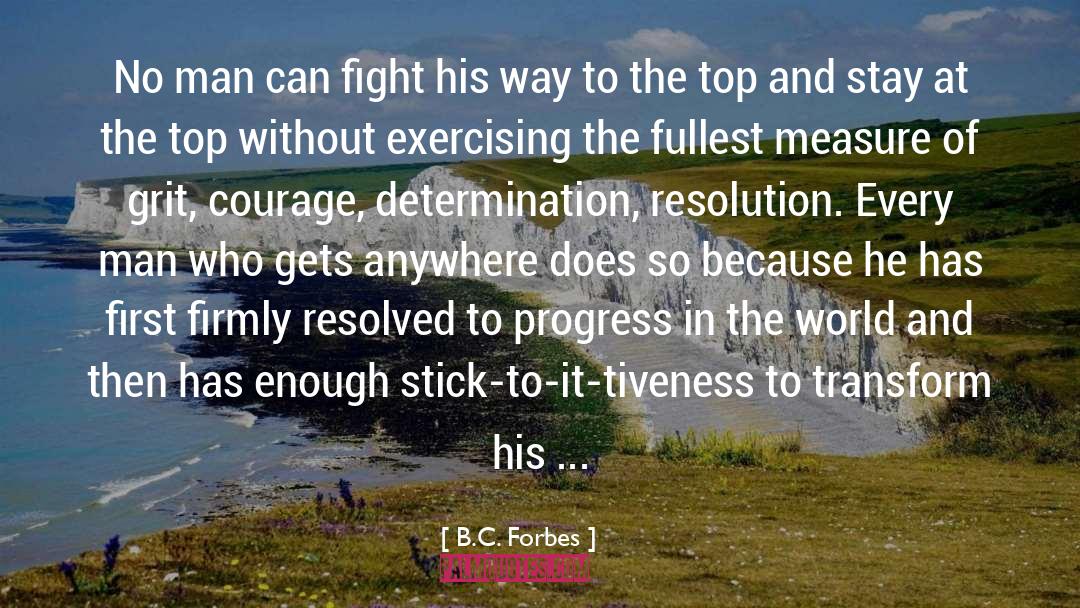 Funny New Resolution quotes by B.C. Forbes