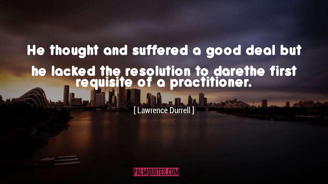 Funny New Resolution quotes by Lawrence Durrell