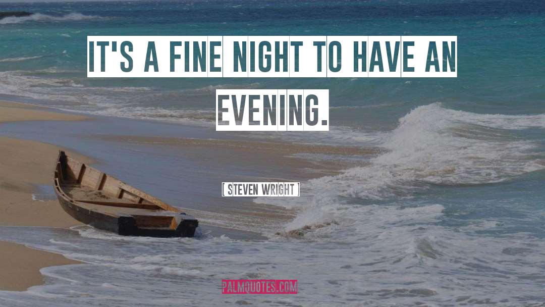 Funny Night Night quotes by Steven Wright