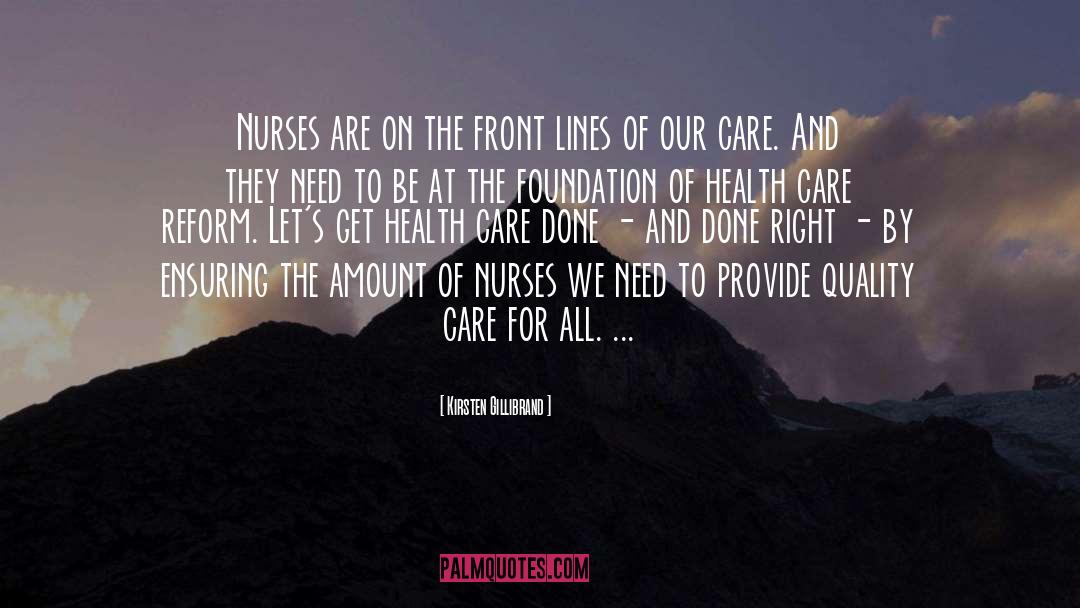 Funny Nurses Week quotes by Kirsten Gillibrand