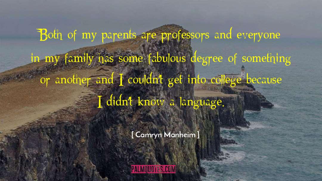 Funny Professors quotes by Camryn Manheim