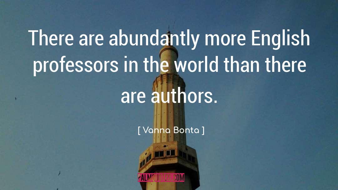 Funny Professors quotes by Vanna Bonta