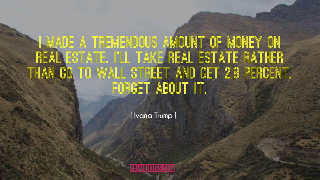 Funny Real Estate quotes by Ivana Trump