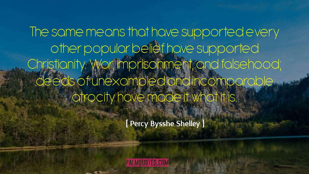 Funny Religious quotes by Percy Bysshe Shelley