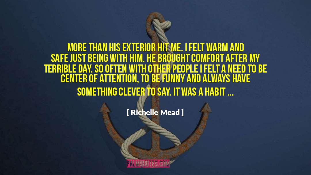 Funny Remarks quotes by Richelle Mead