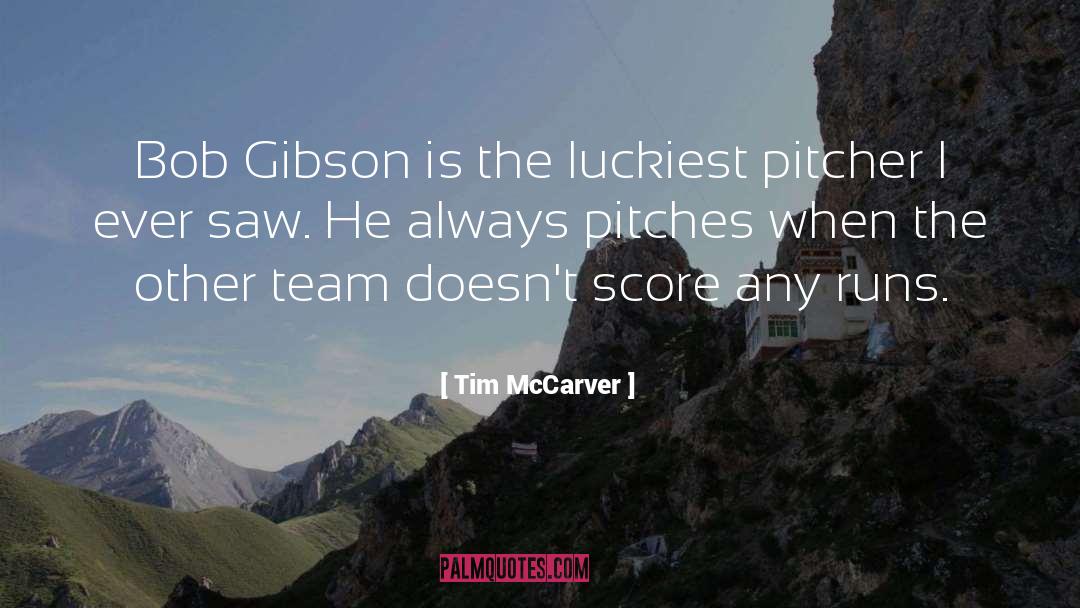 Funny Running quotes by Tim McCarver