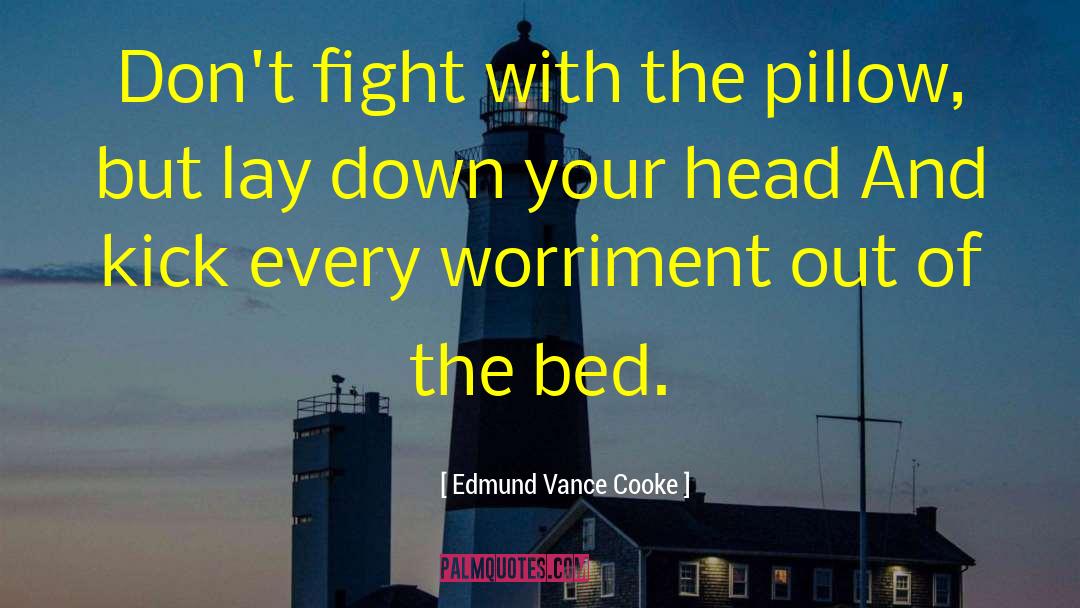 Funny Sleeping quotes by Edmund Vance Cooke