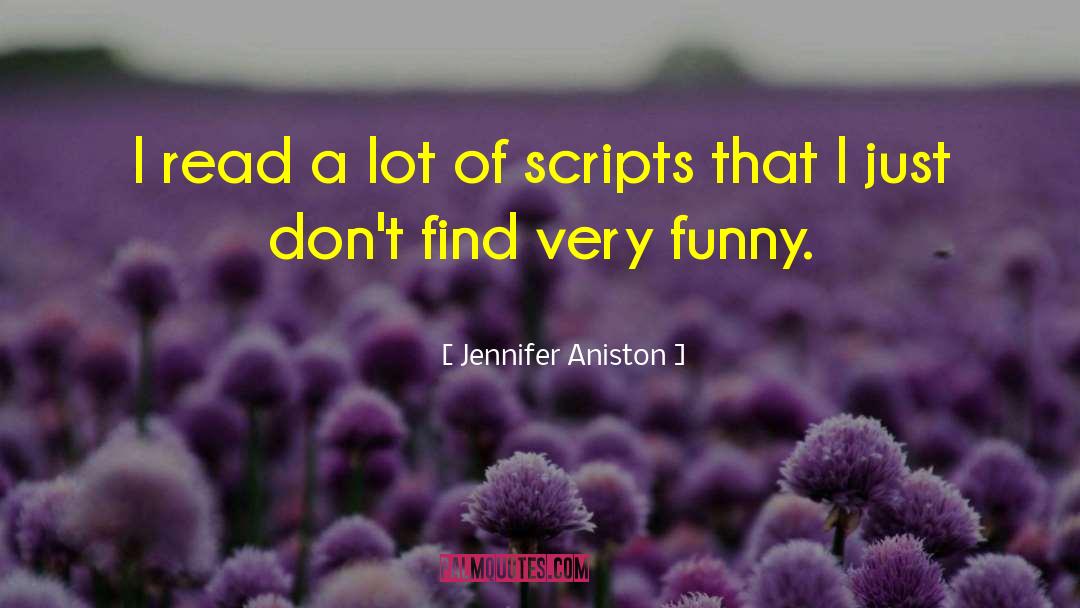 Funny Story quotes by Jennifer Aniston