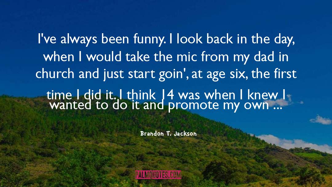 Funny Swimming quotes by Brandon T. Jackson