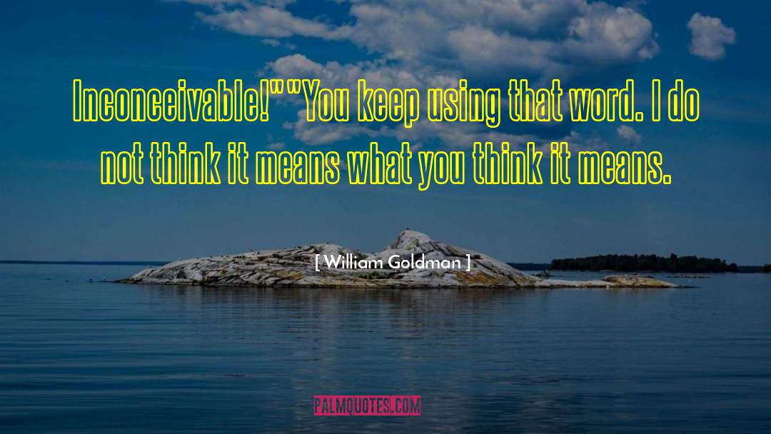 Funny Swimming quotes by William Goldman